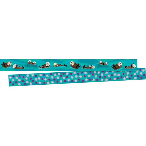 Barker Creek Sea & Sky Otters Double-Sided Border, 24/set, PK24 4014 - main
